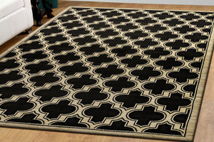 Dynamic Rugs Yazd 2816-090 Black Area Rug
